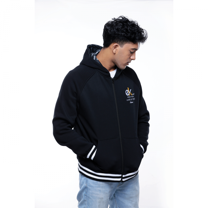 Hoodie Zip Up Poly Cotton